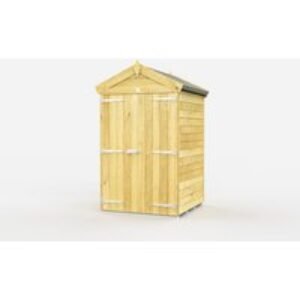 Timber Apex Storage Shed - Double Door