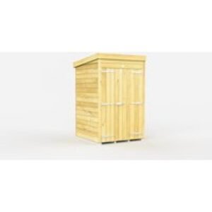 Wooden Pent Storage Shed with Double Doors