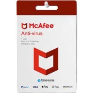 1-Year McAfee Antivirus Professional Edition 2023 Subscription | Wowcher