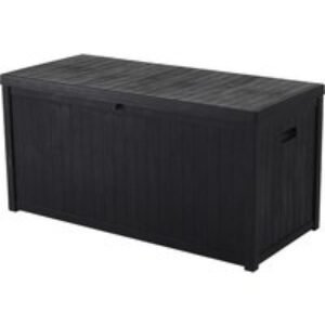 Spacious 290L Waterproof Garden Storage Box with Handy Wheels | Wowcher