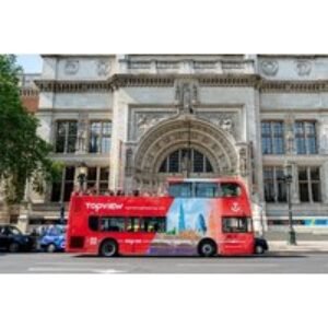 London 24 Hour Hop-On Hop-Off Sightseeing Bus Tour for Kids or Adults: River Thames Cruise Upgrade - TopView | Wowcher