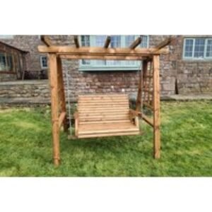 Valley 2-Seater Wooden Garden Swing | Wowcher