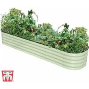 Original Veggie Bed Sage - Raised Modular Steel Planter for Vegetables & Herbs | Wowcher
