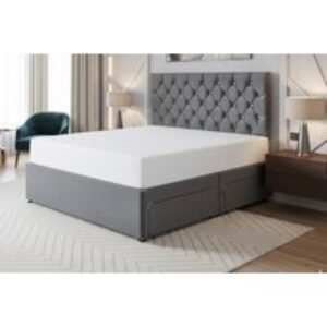 Royal Diamond Divan Bed Set with Storage Options - Mattress & Headboard Included