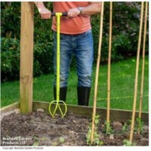 Manual Twist Garden Cultivator & Tiller - Heavy-Duty Steel