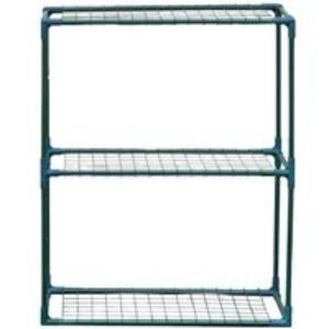 Heavy-Duty Metal Garden Storage Shelving Unit - Compact