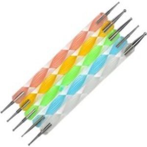 Professional Nail Art Brush & Dotting Pen Set | Wowcher