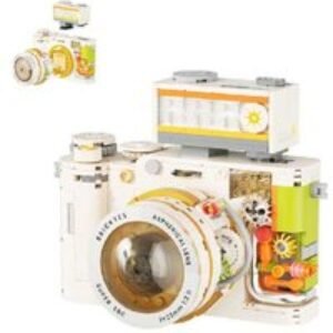 508pcs Vintage Camera STEM Building Set - Creative Toy for Ages 6+