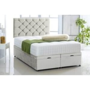 Chesterfield Divan Bed with Headboard - 8 Colours & 6 Sizes! | Wowcher