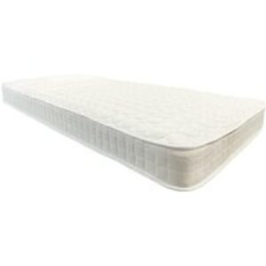 Cream White Quilted Memory Foam Spring Mattress - 5 Sizes