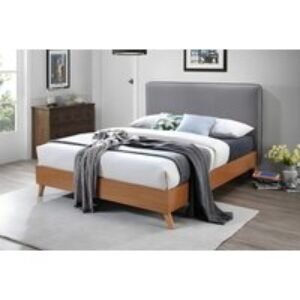 Elegant Danish Modern Bed Frame & Base - Double/King | Wowcher