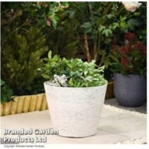 Grey Stone Effect Patio Planter - Lightweight