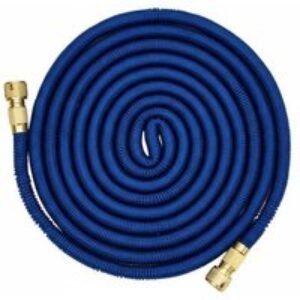 49ft Expandable Garden Hose with Solid Brass Fittings & Kink-Free Design | Wowcher