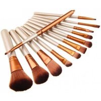 12pc Professional Makeup Brush Set with Stylish Metal Case | Wowcher
