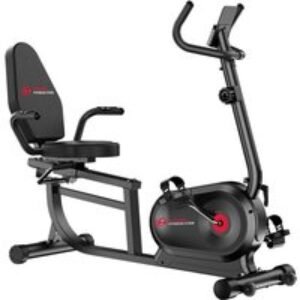 Recumbent Exercise Bike with 8 Resistance Levels and LCD Monitor | Wowcher