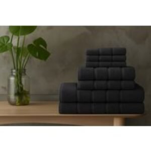 8-Piece 100% Cotton Luxury Towel Set - Classic Bathroom Bale