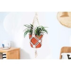 Complete DIY Macramé Kit for Crafting a Handmade Boho Wall Hanging | Wowcher