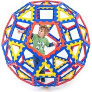 Children's Polydron Geometric Building Dome Set