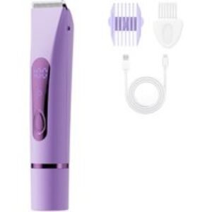 Women's 2-in-1 Rechargeable Cordless Electric Razor for Face & Body - Pink or Purple | Wowcher
