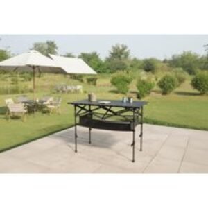 Portable Folding Camping Table with Adjustable Height & Storage Pouch | Wowcher