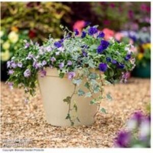 Lindos Glazed Effect Planter - Sage or Stone
