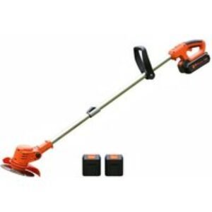 Handheld Battery-Powered Grass Trimmer- Red | Wowcher