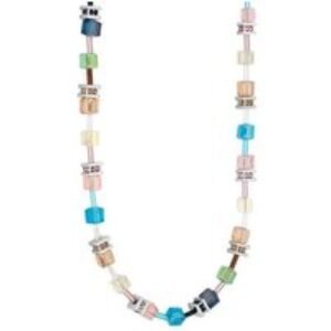 Pastel Crystal Cube 3-Piece Jewellery Gift Set - Rhodium-Plated