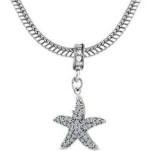 Diamond Style London Fairytale Charm Bracelet - Rhodium Silver & Rose Gold Plated