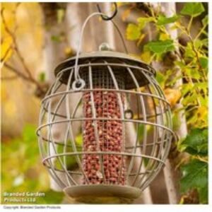 Squirrel-Proof Orbital Bird Feeder - Weather-Resistant Steel