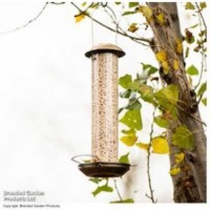 Weather-Resistant Mealworm & Suet Bird Feeder - Durable Zinc & Brass