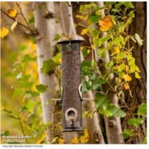 Supreme Weather-Resistant Seed Feeder for Songbirds - Durable Brass & Mesh Design | Wowcher
