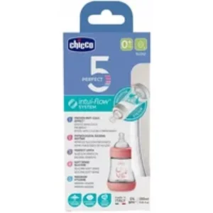 Chicco Perfect Baby Bottle 0M+ Silicone Pink 150ml