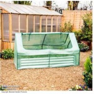 Cloche Greenhouse with Metal Raised Bed - Weatherproof