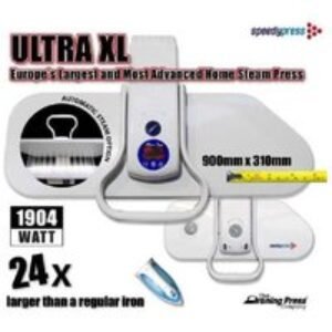 Ultra XL Steam Iron Press 2200W - Large 90x31cm Professional Kitchen Appliance with Accessories | Wowcher
