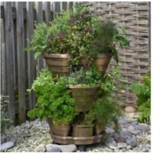 Tiered Outdoor Planter for Herbs