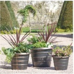Beehive Patio Planter Set - Decorative Outdoor Plant Pots (Pack of 3) | Wowcher