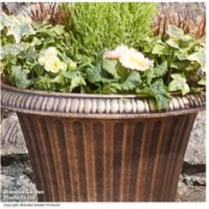 Set of Two Weatherproof Urn Patio Planters for Outdoor Plants | Wowcher
