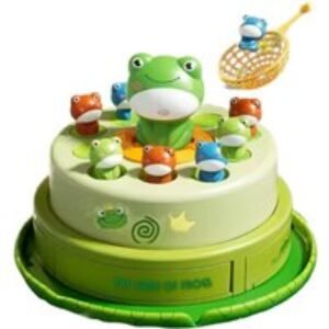 Interactive Electric Frog Catapult Musical Toy - Green | Wowcher