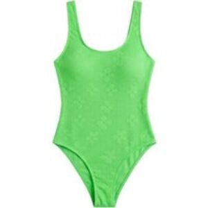 Women's Green Hunza G  Slim Fit Backless Swimsuit - 4 Sizes & 5 Colours | Wowcher