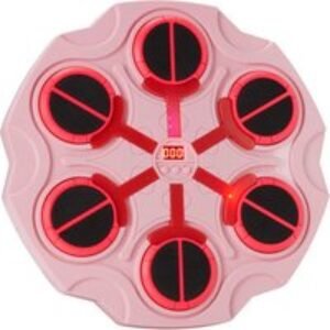 6-Target Music Boxing Machine with LED Lights & Bluetooth for Kids - Black or Pink | Wowcher