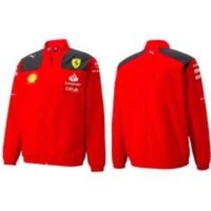Ferrari 2023 Official Team Jacket in Red - Large Size | Wowcher