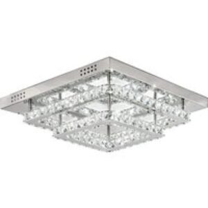 Square Glamorous Crystal LED Ceiling Light
