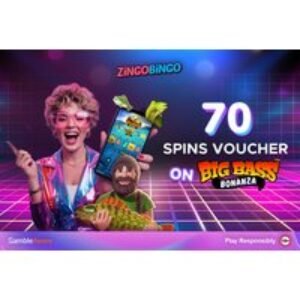 70 Online Slot Spins on Big Bass Bonanza - Zingo Bingo | Wowcher