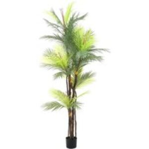 200cm Artificial Decorative Potted Areca Palm Tree | Wowcher