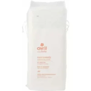 Avril Baby Cleansing Pads In Organic Cotton Soft And Resistant 80 Units