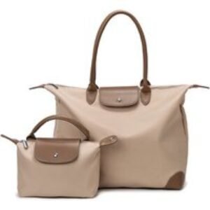 2-Piece Stylish Women's Tote Bag Set - Navy