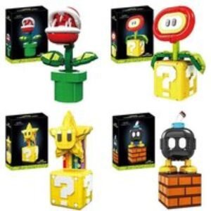 Super Mario Bros  Building Block Set - Choose From 4 Iconic Game Characters | Wowcher