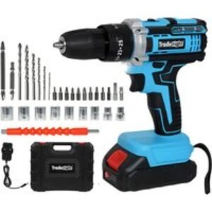 Traderight 21V Cordless Drill Driver & Screwdriver Kit With Batteries