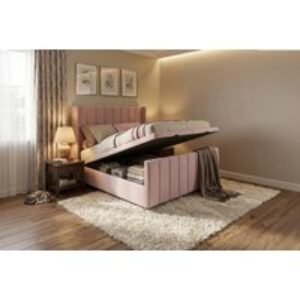 Gio Wing Ottoman Storage Divan with Premium Memory Sprung Mattress | Wowcher