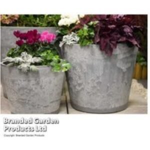 Caesar Marble Effect Outdoor Planters - Lightweight